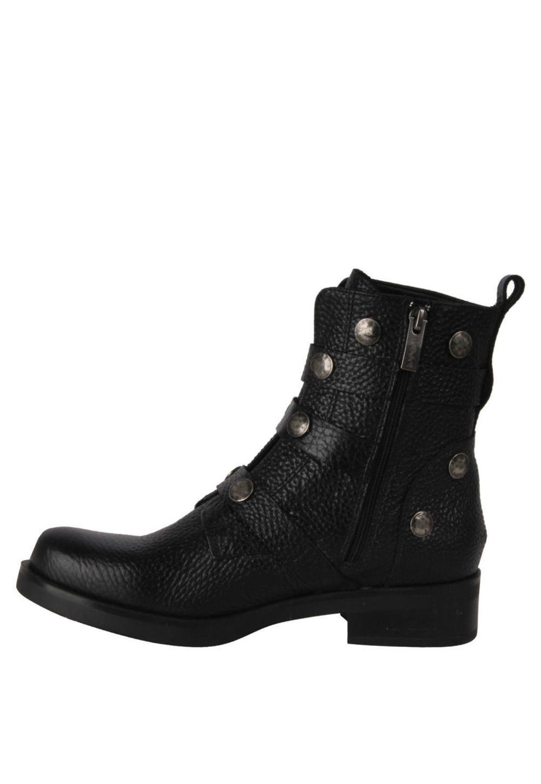 Botin Zappa Mujer Negro - X441-3