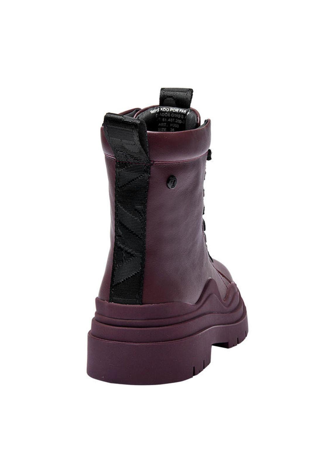Botín Casual Mujer Zappa - H353 Bordó-2