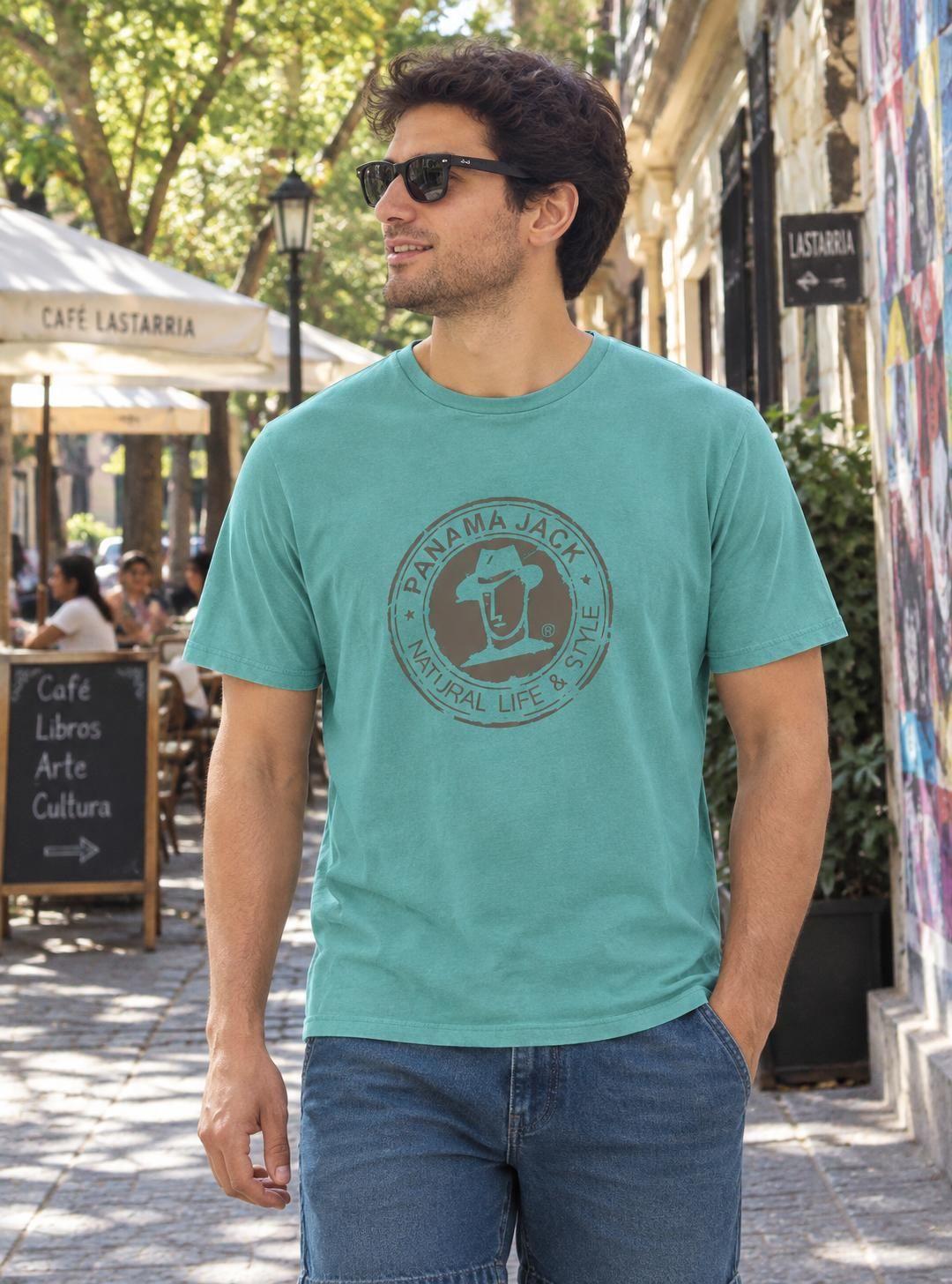 Polera Hombre Algodón Estampada Panama Jack - K857-0