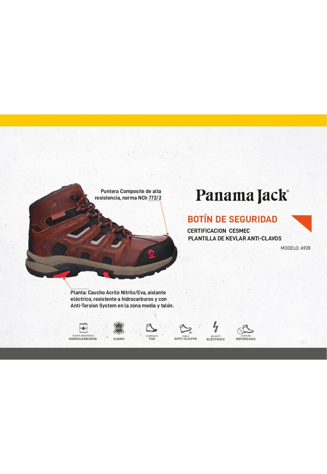 Zapato De Seguridad Hombre Panama Jack - A928-5