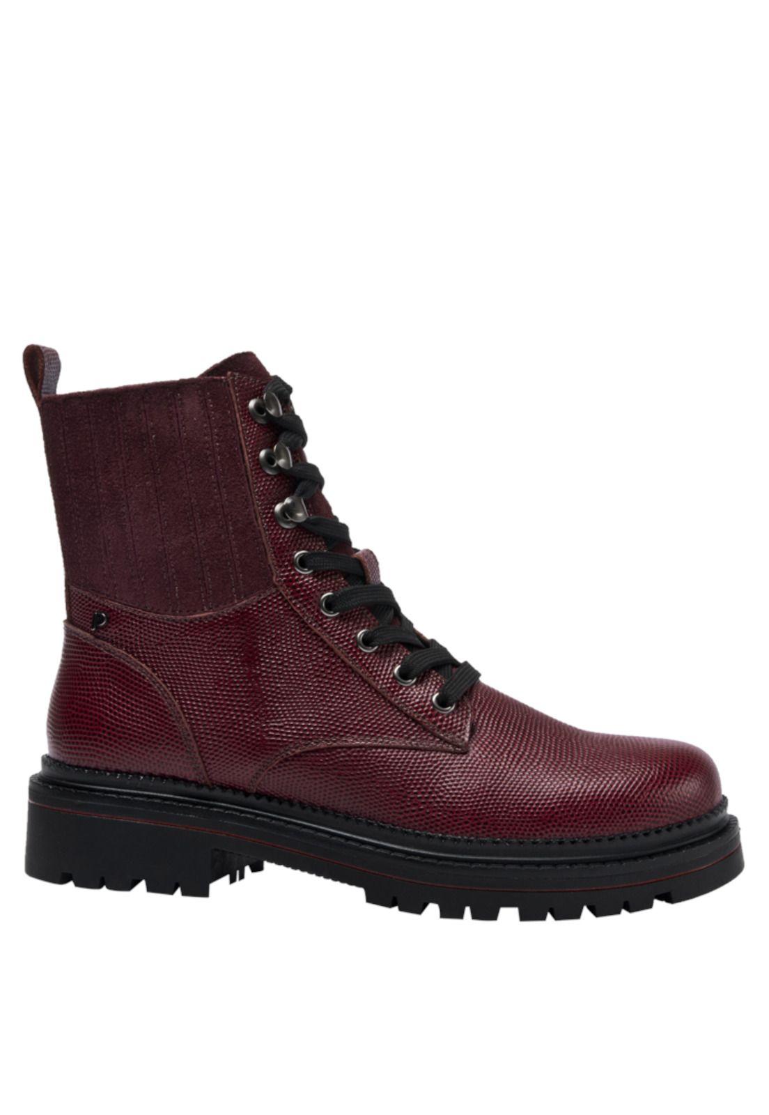 Botin Casual Mujer Pollini - H271 Bordó-1