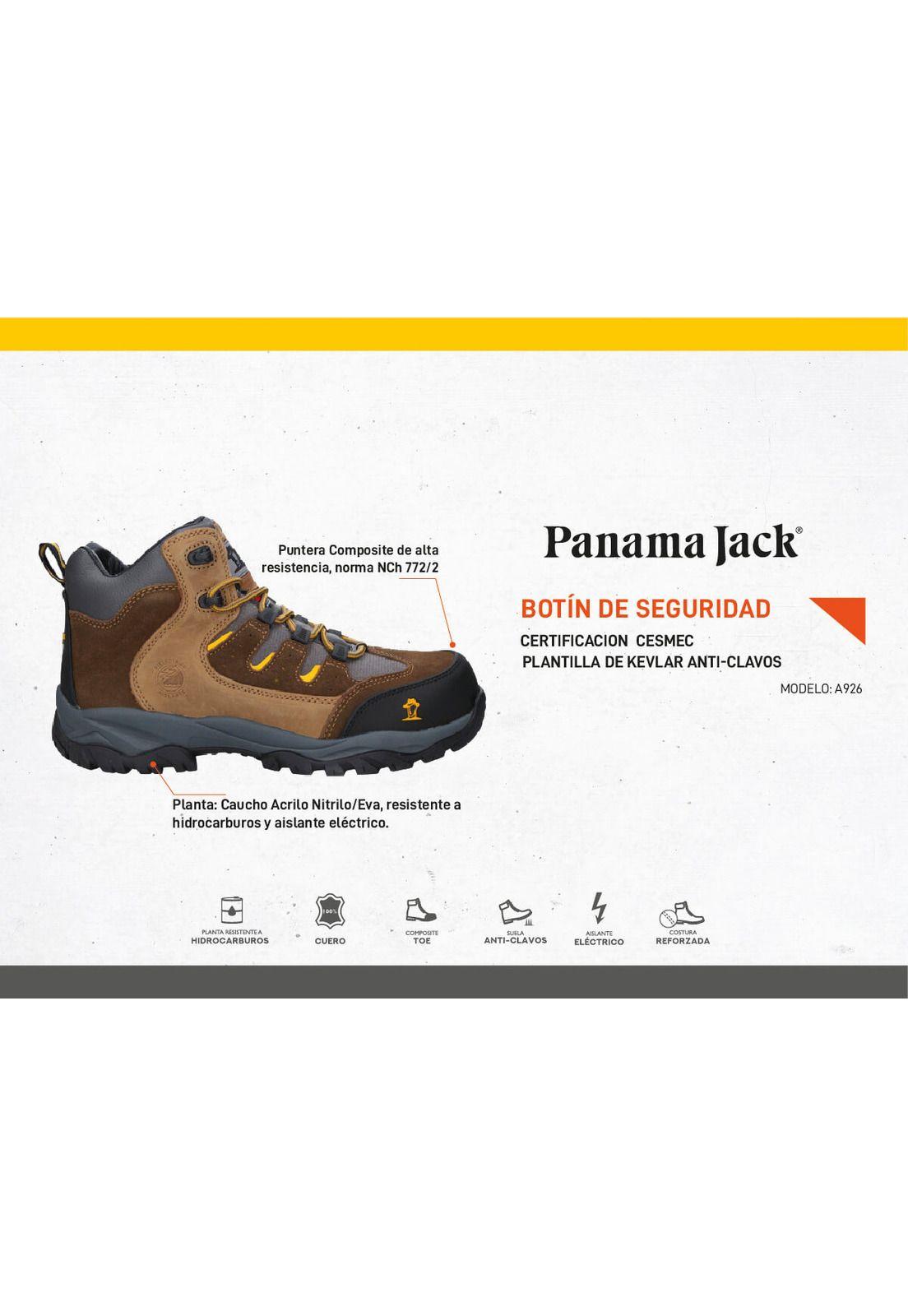 Zapato De Seguridad Hombre Panama Jack - A926-3