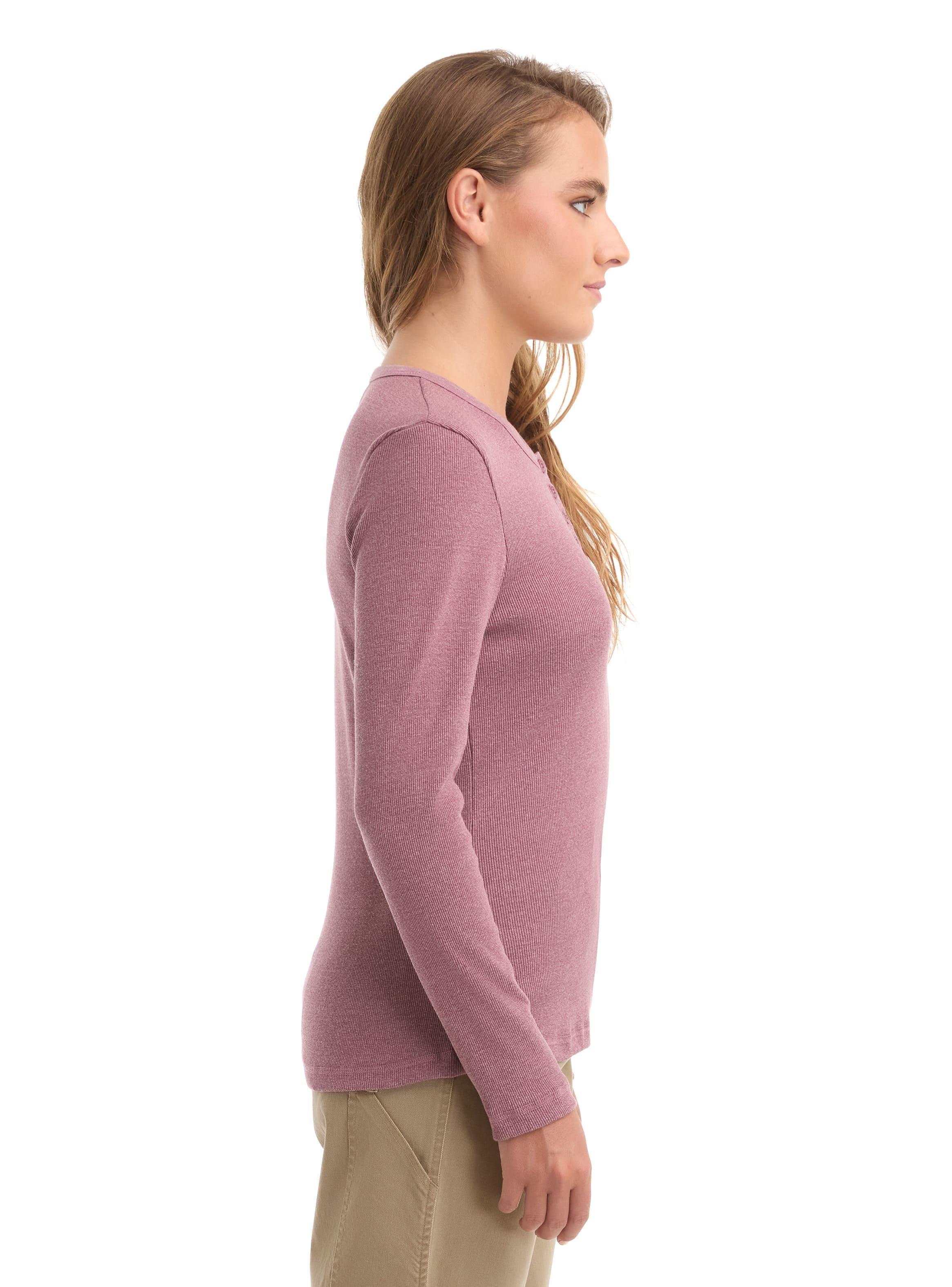 Polera Mujer Manga Larga Rib Jaspeado Panama Jack - L992-2