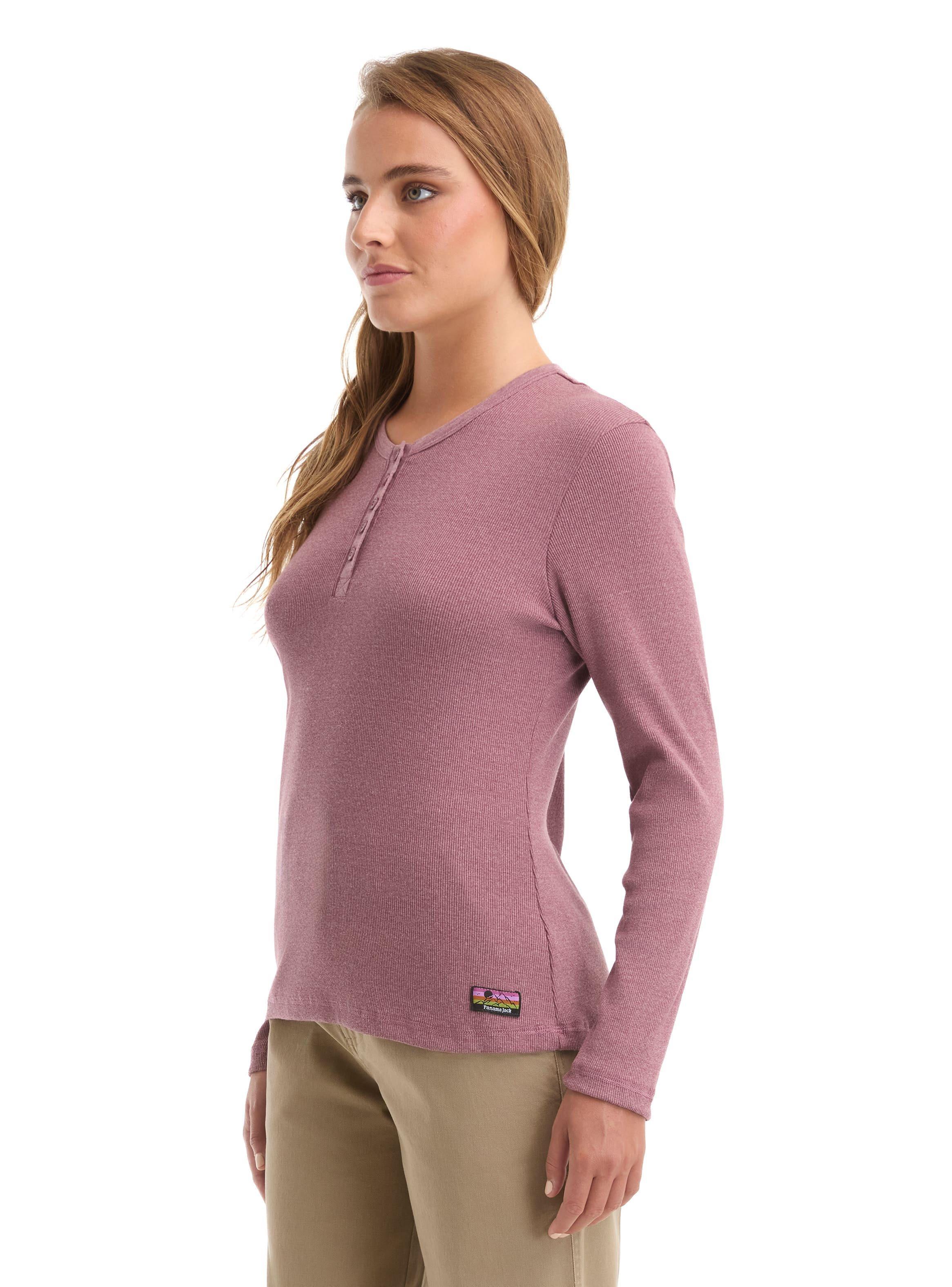 Polera Mujer Manga Larga Rib Jaspeado Panama Jack - L992-3