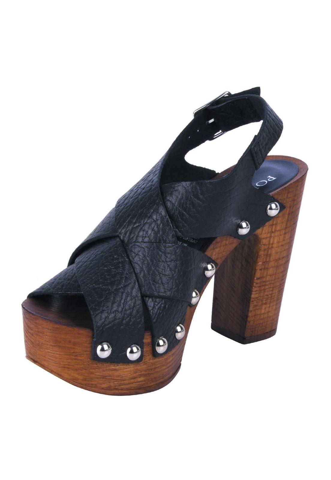Sandalia Kauri Pollini Mujer Negro - S169-4