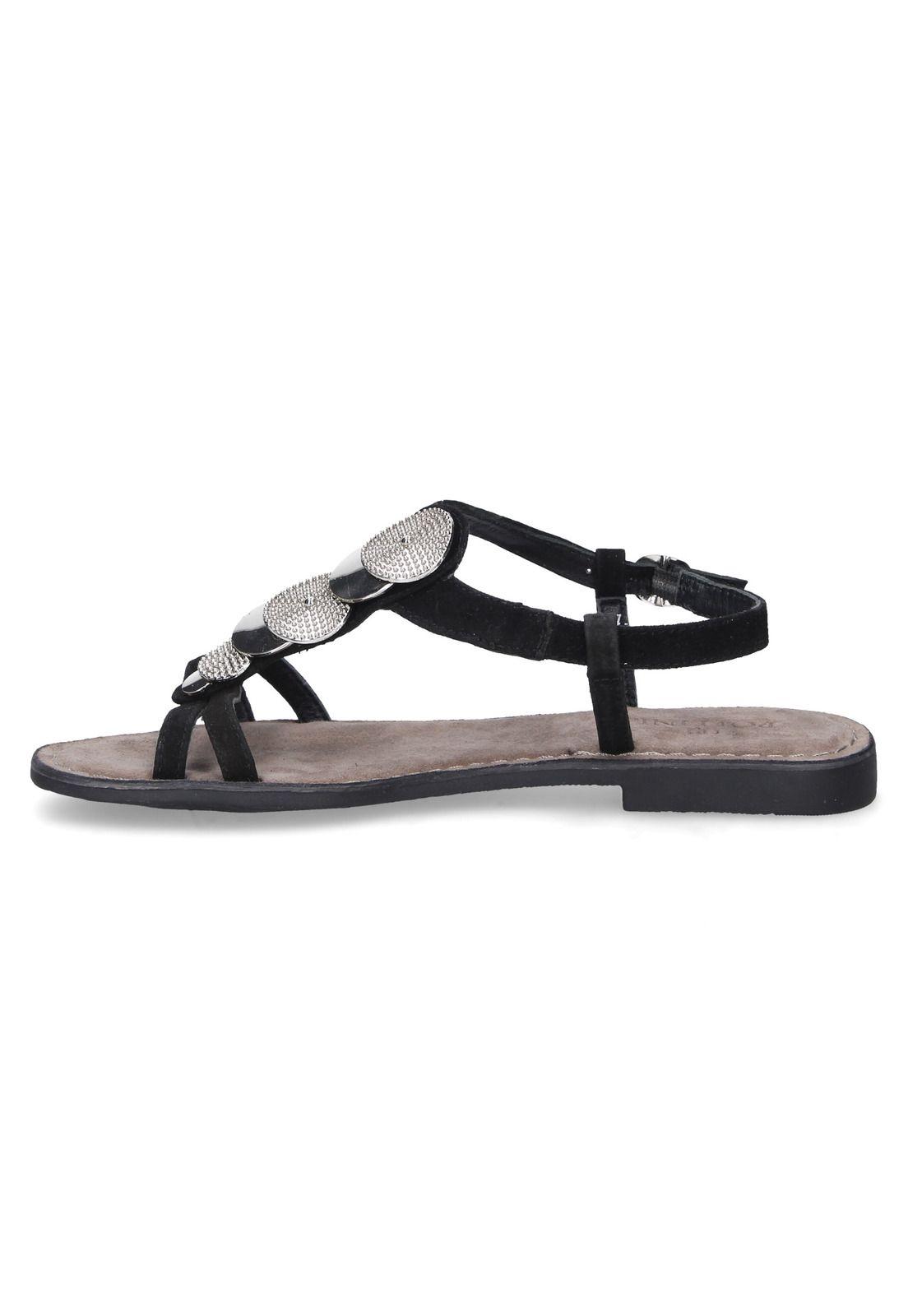 Sandalia Casual Pollini Mujer Negro - S120-1