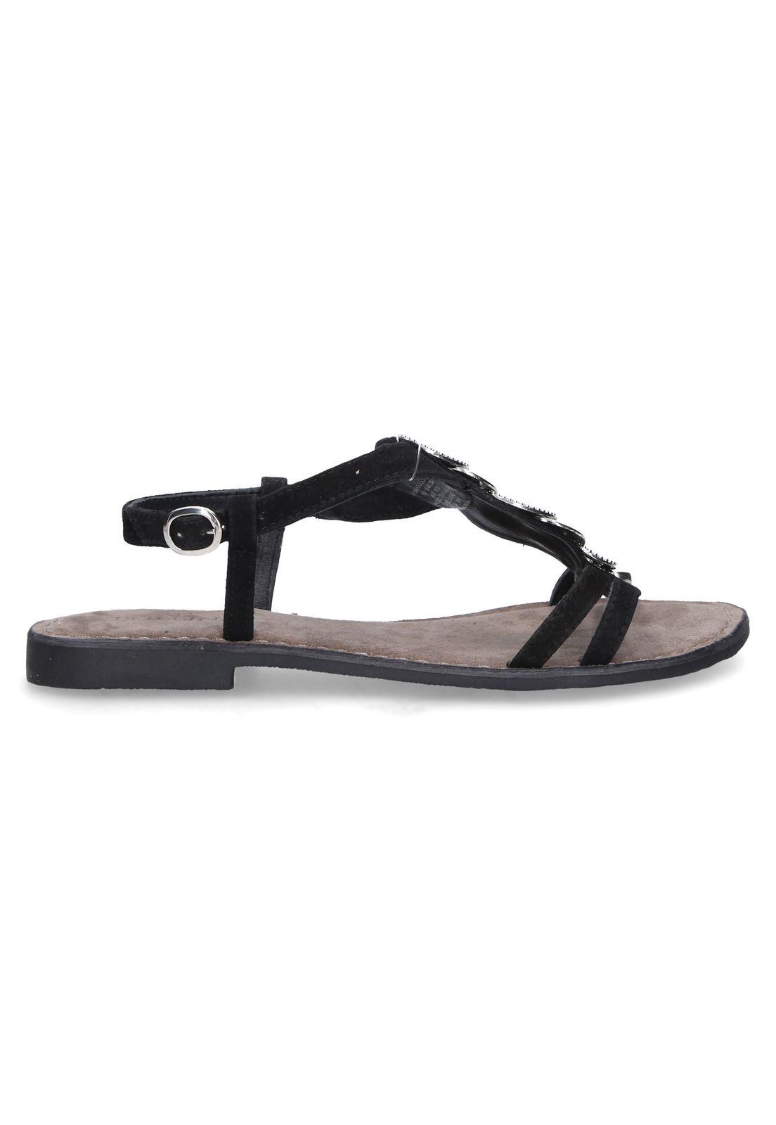 Sandalia Casual Pollini Mujer Negro - S120-3