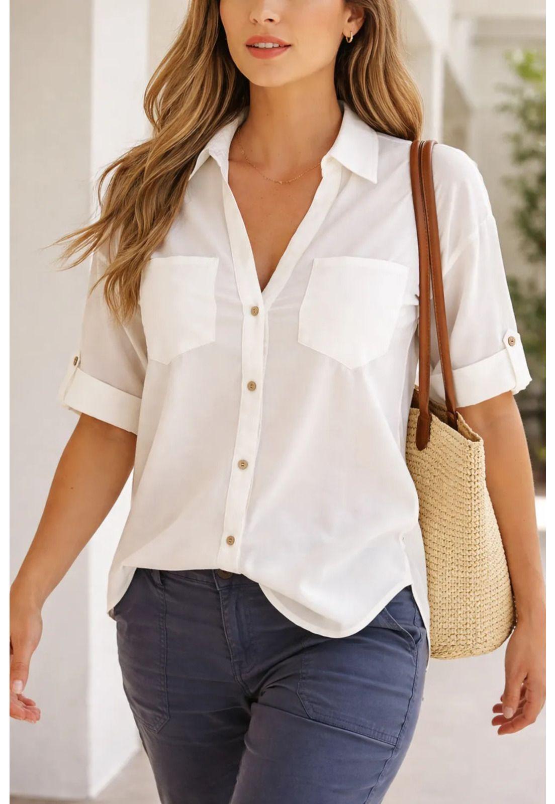 Camisa Lino Mujer Panama Jack - PJM003M-8