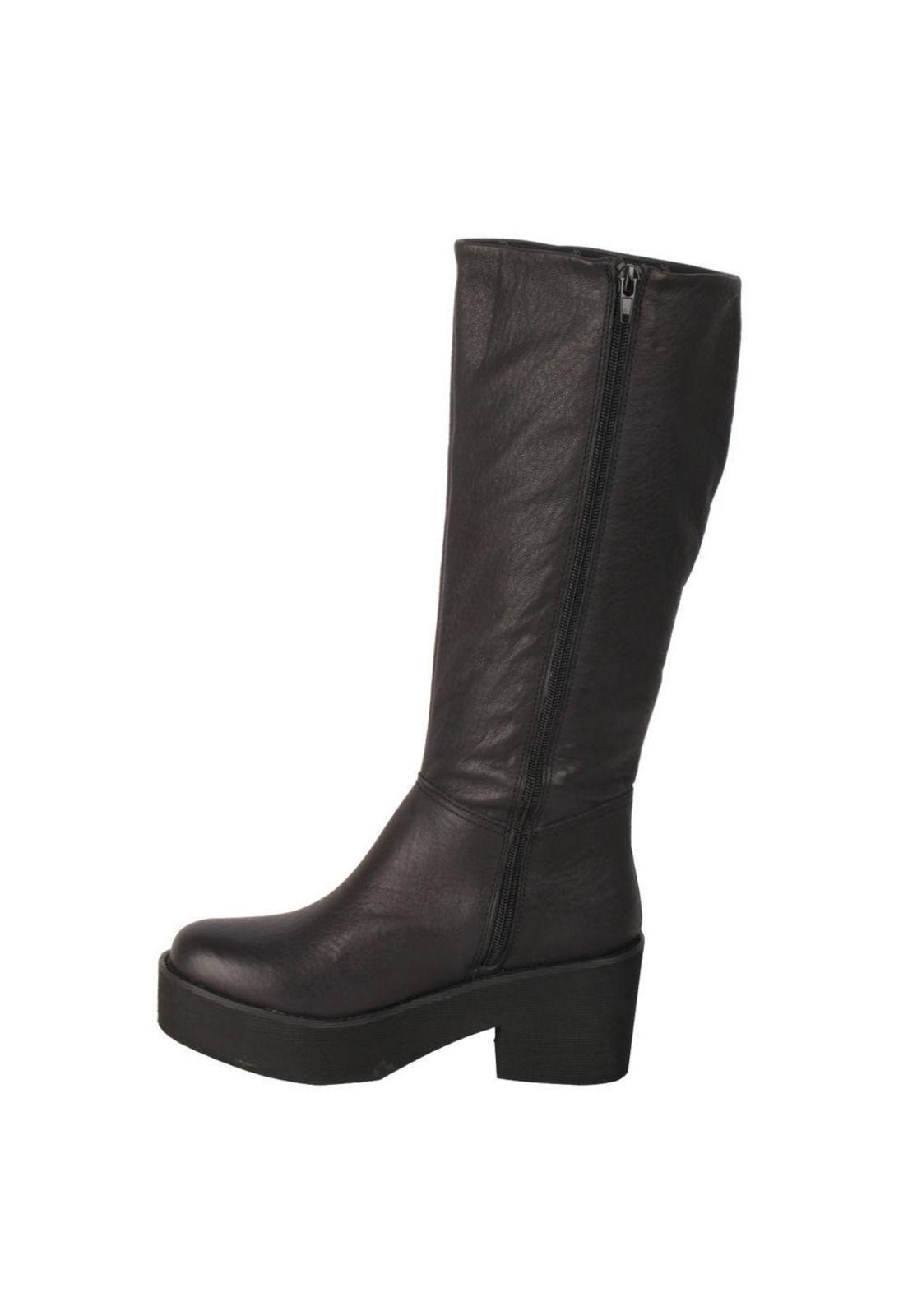 Bota Bruno Rossi Mujer Negro - R259-3