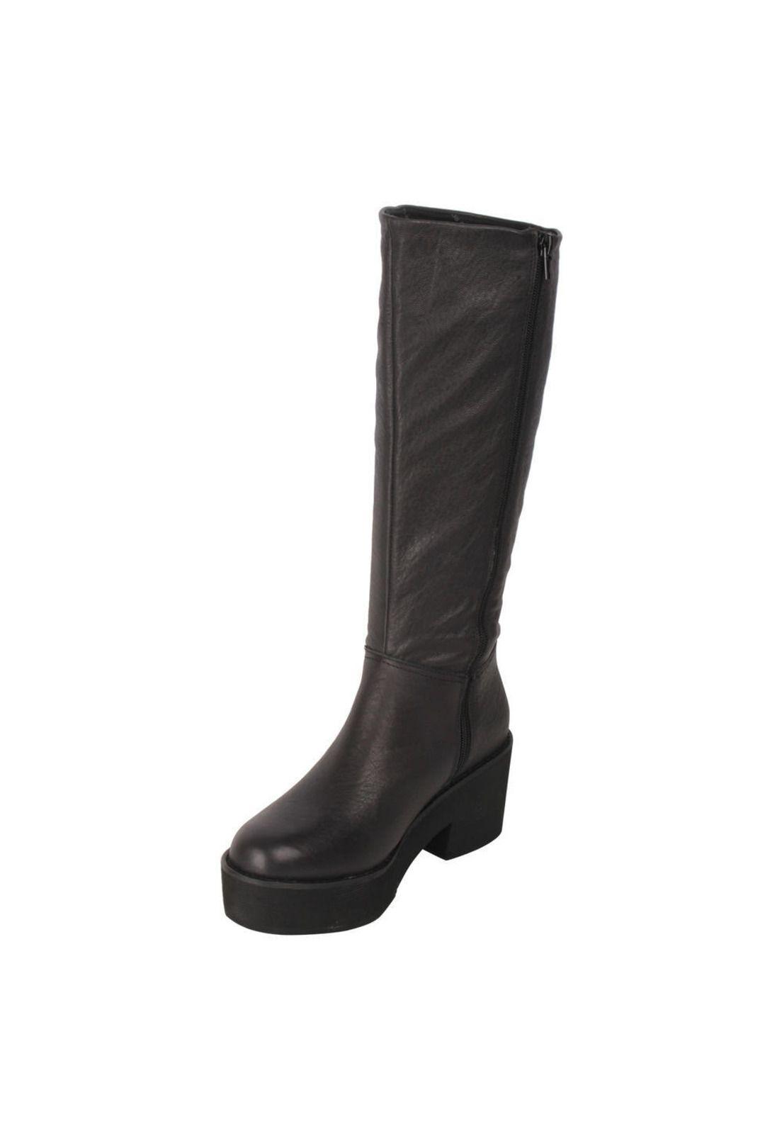 Bota Bruno Rossi Mujer Negro - R259-4