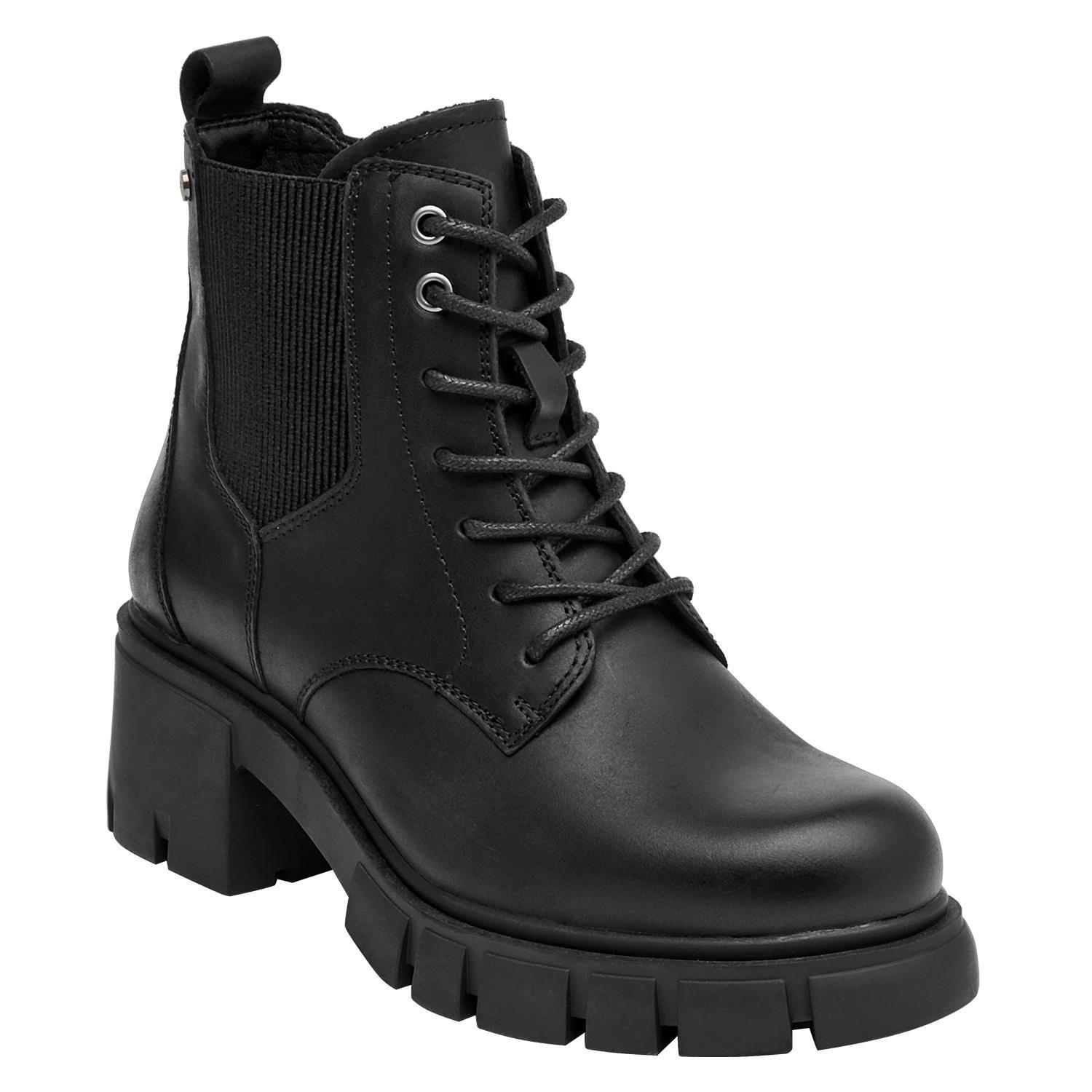 Botin Taco Cuadrado Mujer Bruno Rossi - Brm0275-1