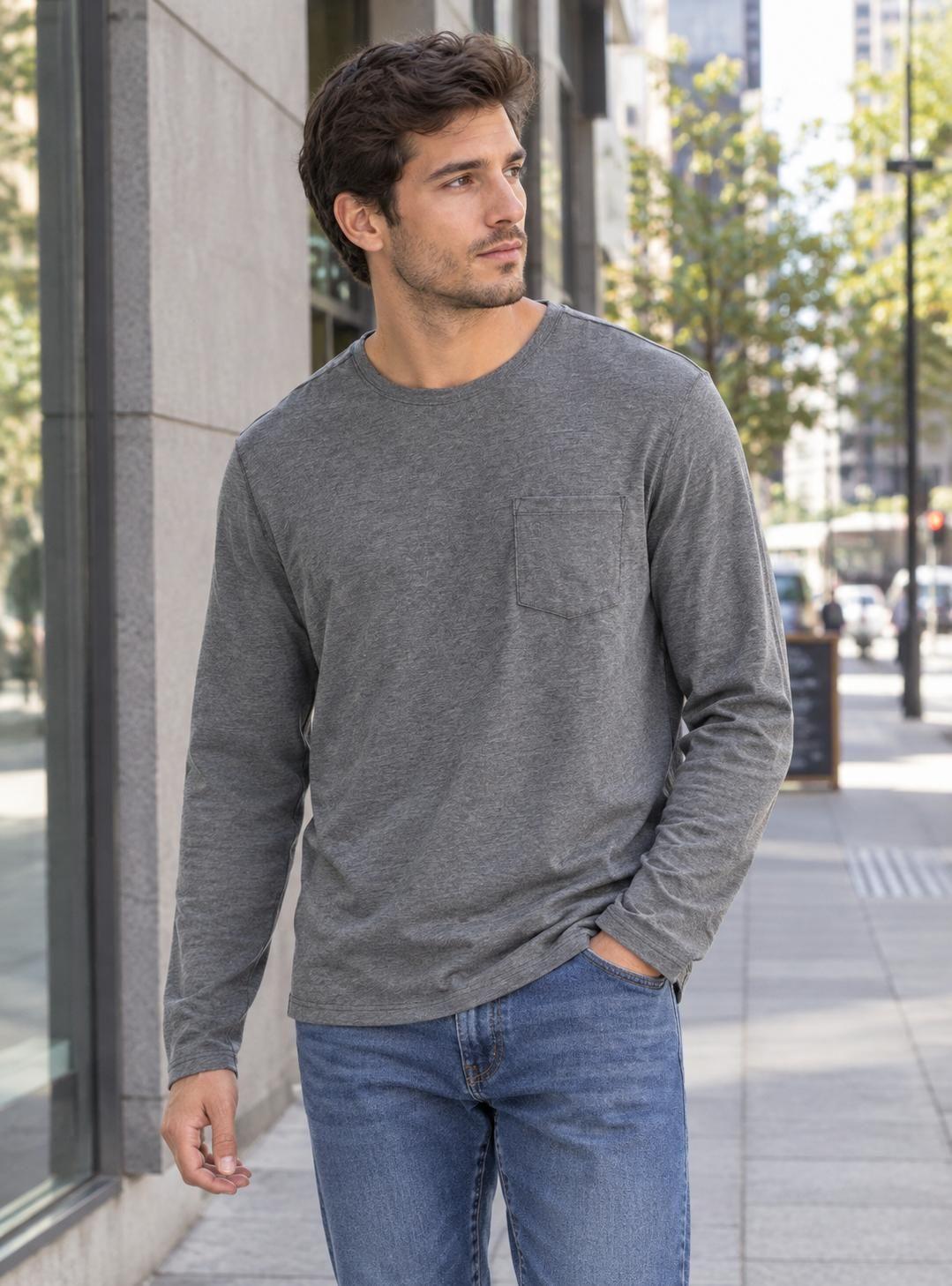 Polera Hombre Manga Larga Panama Jack - L960-0