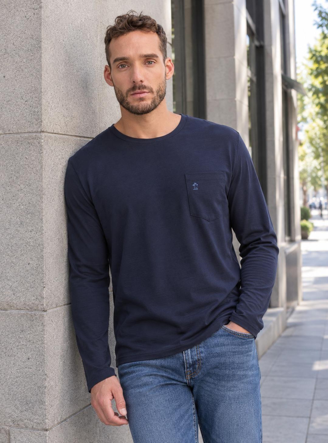 Polera Hombre Manga Larga Panama Jack - L960-0