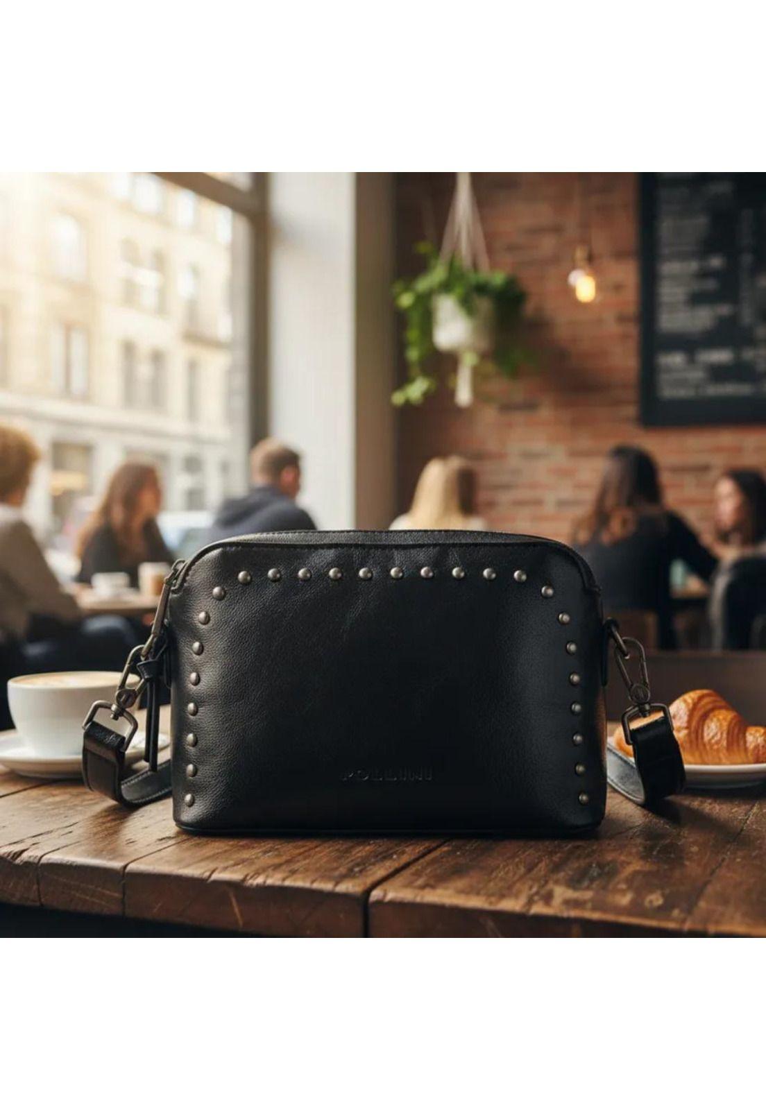 Cartera Bandolera detalle Tachas Pollini - POM037X-5