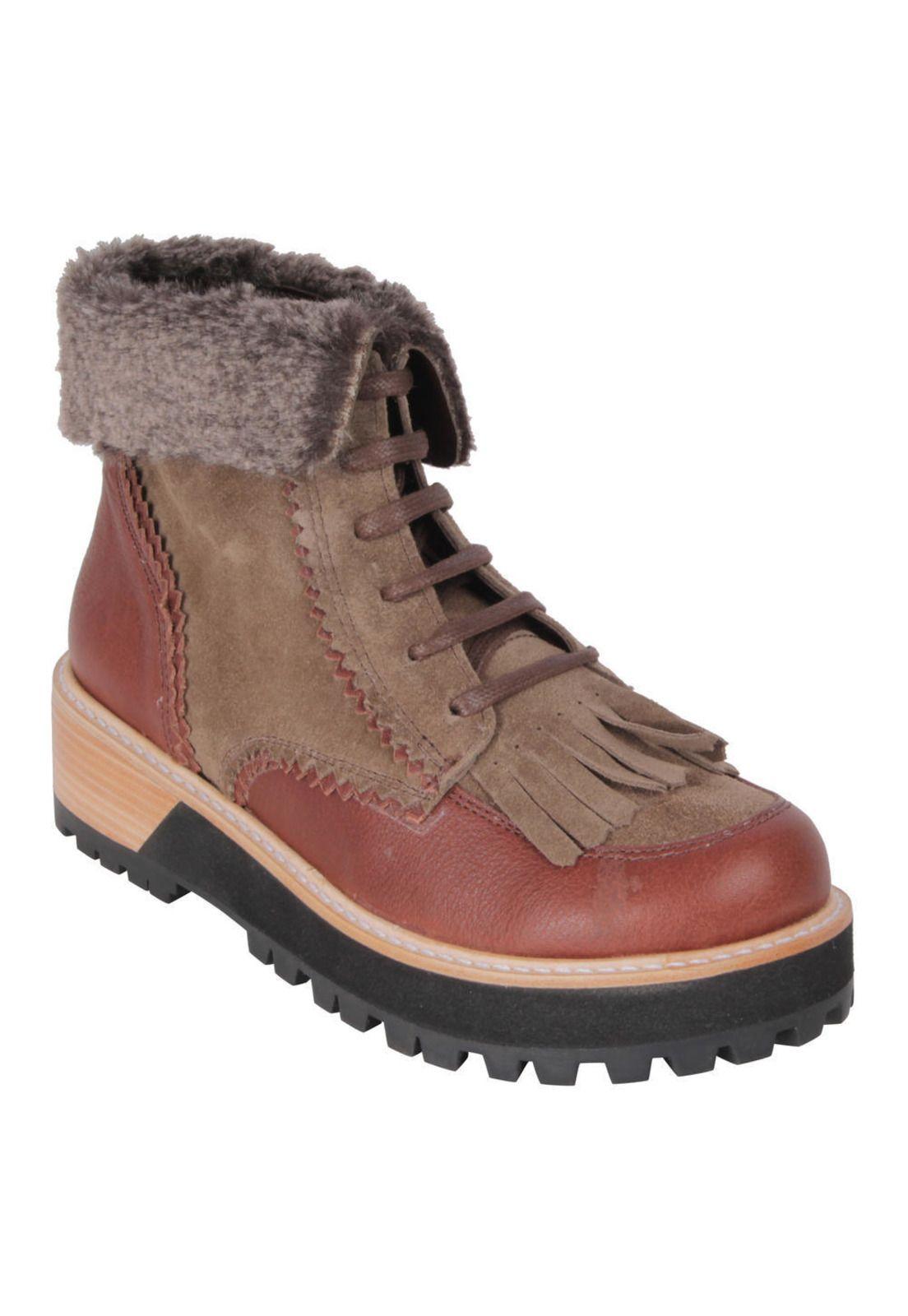 Botin Zappa Mujer Café - X449-0