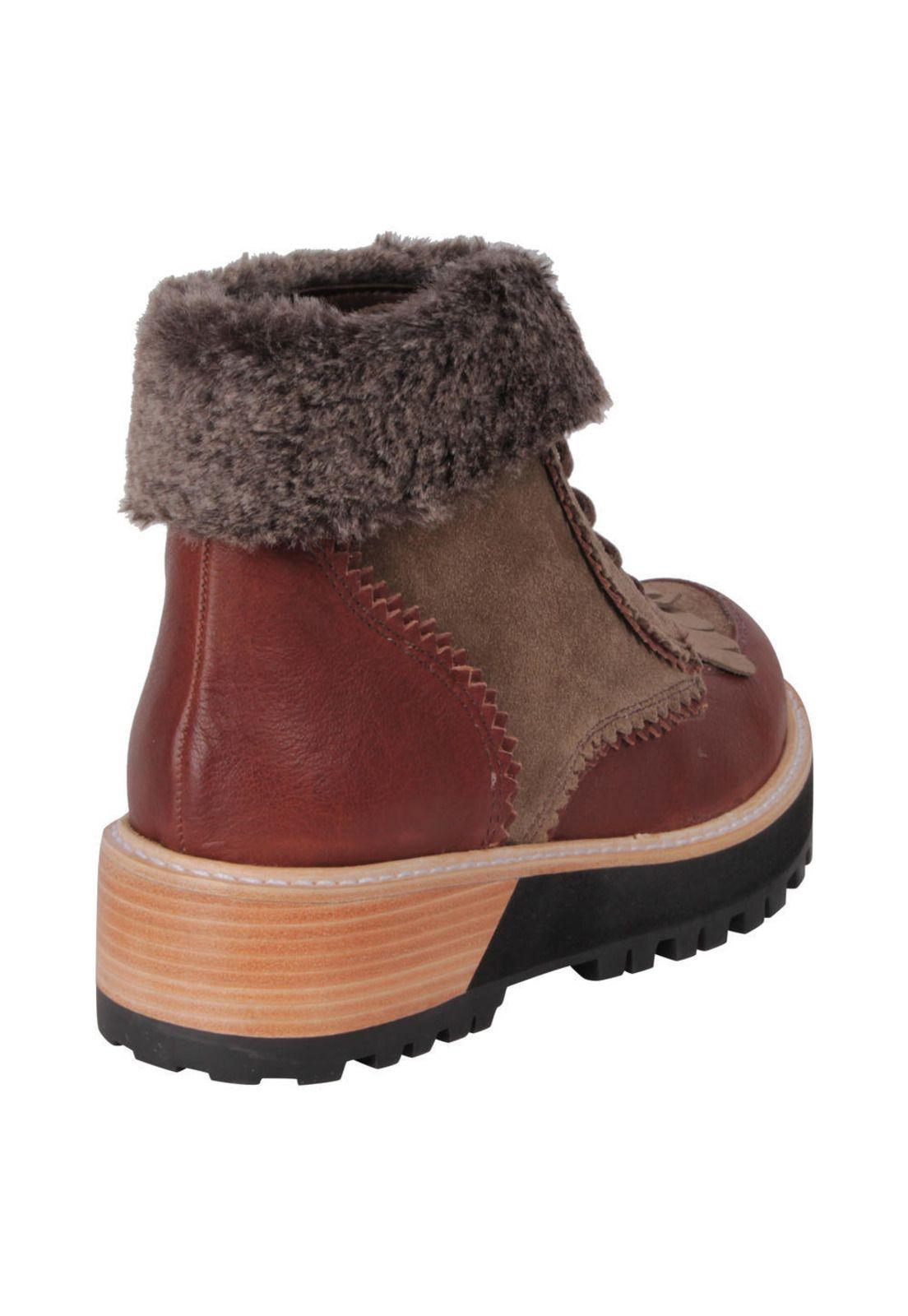 Botin Zappa Mujer Café - X449-2