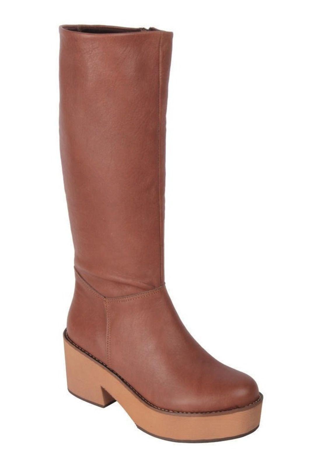 Bota Bruno Rossi Mujer Café - R259-0