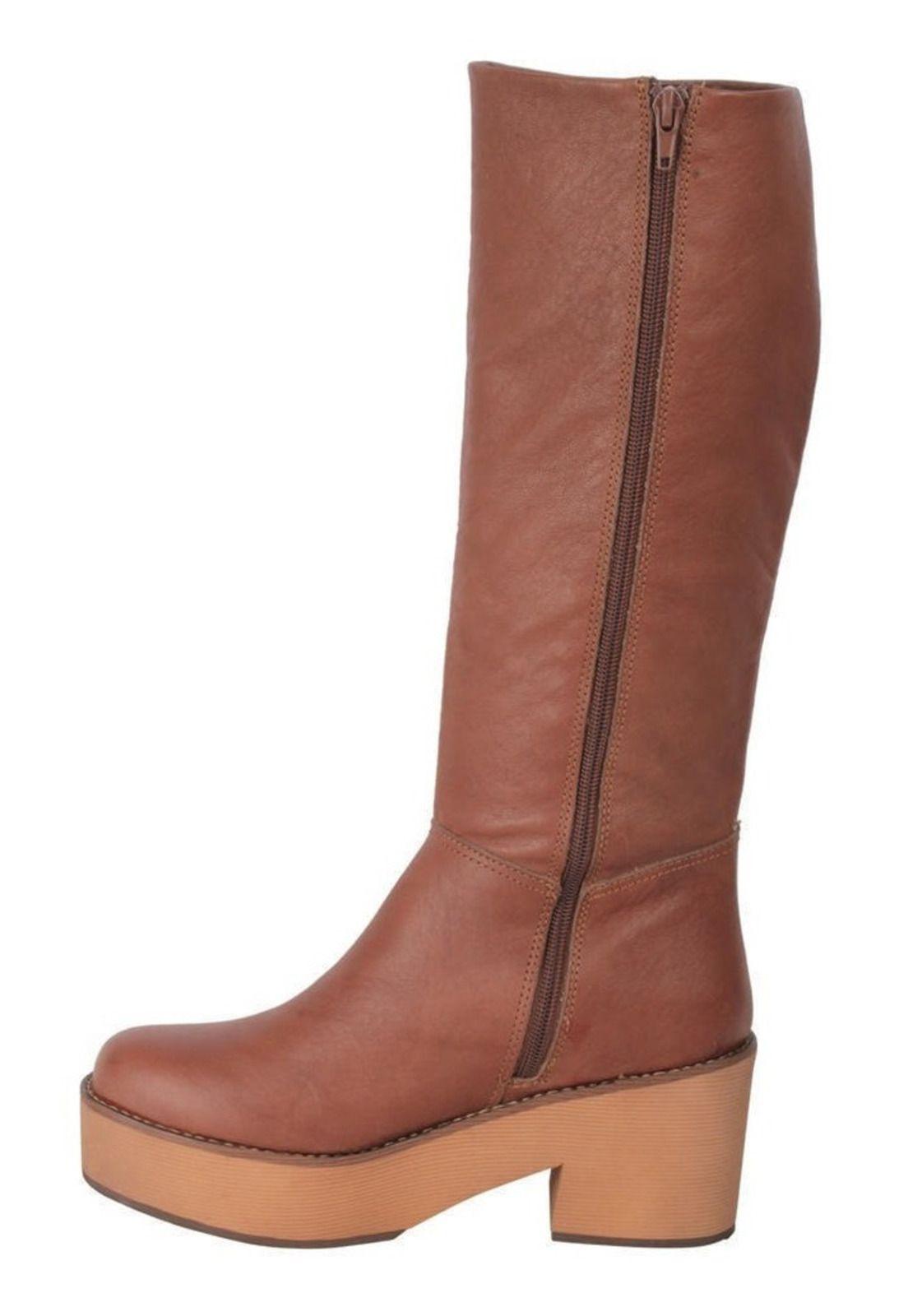 Bota Bruno Rossi Mujer Café - R259-3