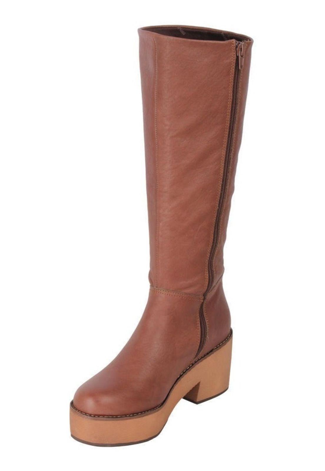 Bota Bruno Rossi Mujer Café - R259-4