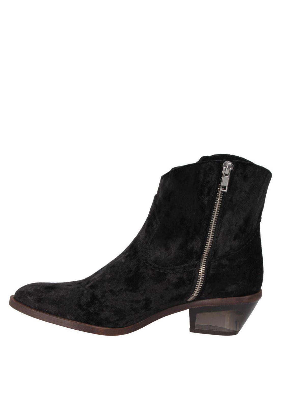 Botin Zappa Mujer Negro - R379-3