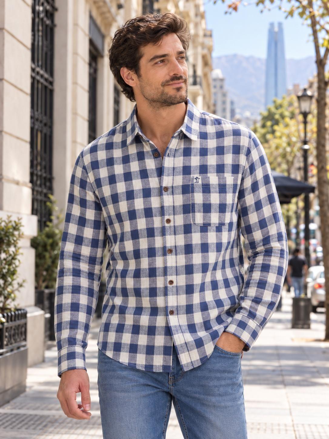 Camisa Hombre Lino Panama Jack - K865-0