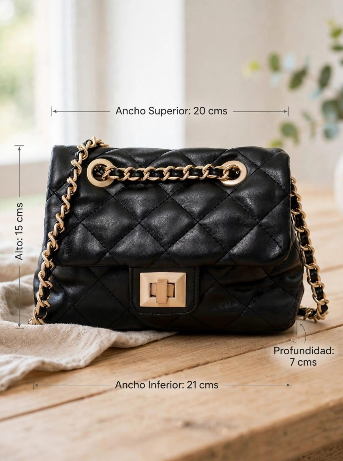 Cartera Bandolera Fiesta con Cadena Pollini - POM086X-1