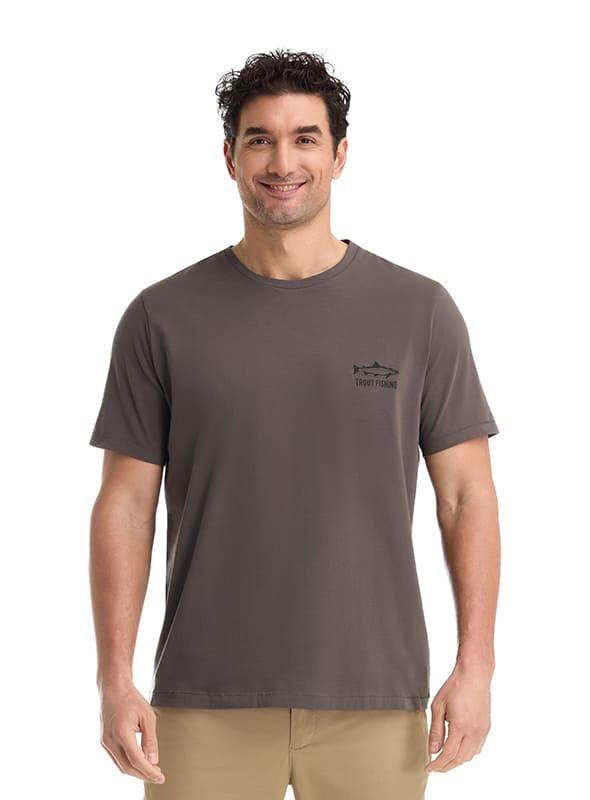 Polera Hombre Algodón estampada manga corta Panama Jack - K856-1