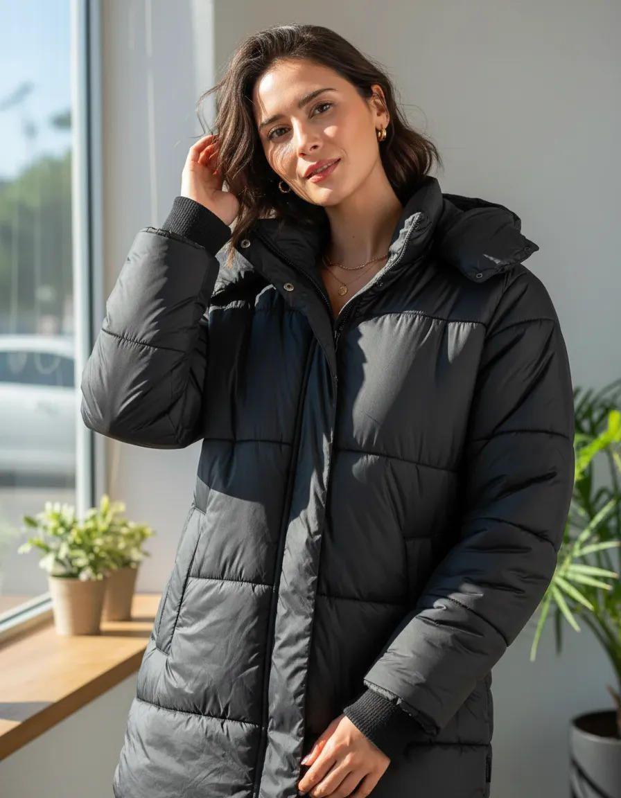 Parka Mujer Larga Gorro Desmontable Panama Jack - PJM010M-8