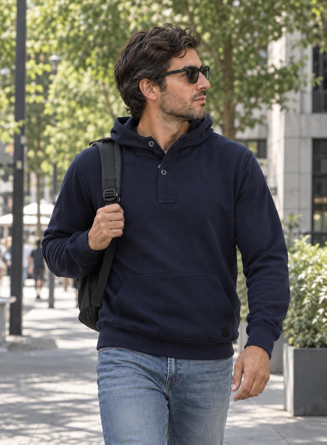 Polerón Hombre con Gorro Panama Jack - H944-0