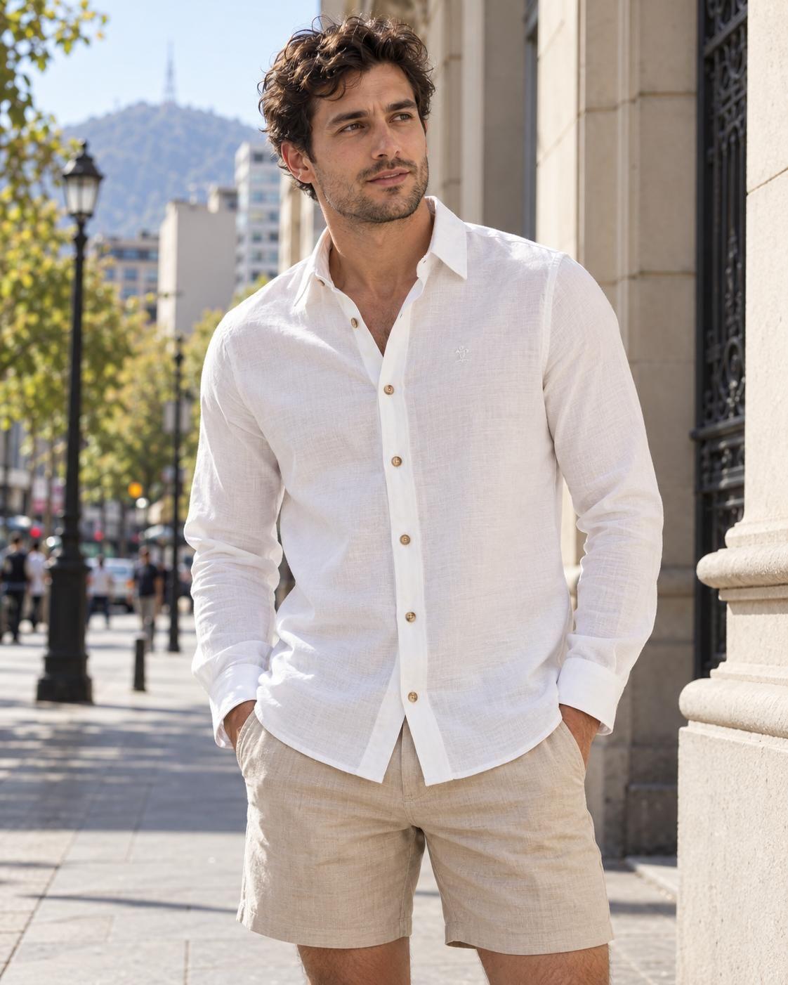 Camisa Hombre tipo Lino Panama Jack - K868-0
