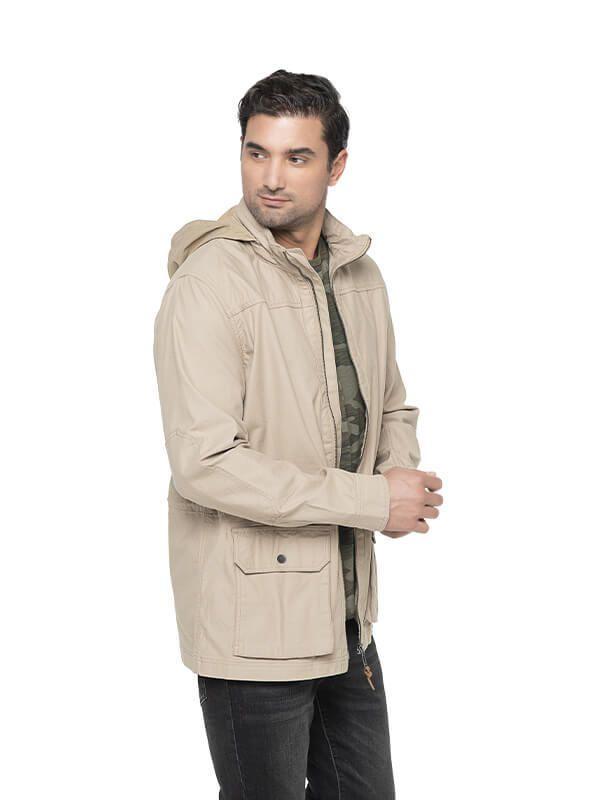 Chaqueta Hombre Liviana con Gorro Panama Jack - I968-3