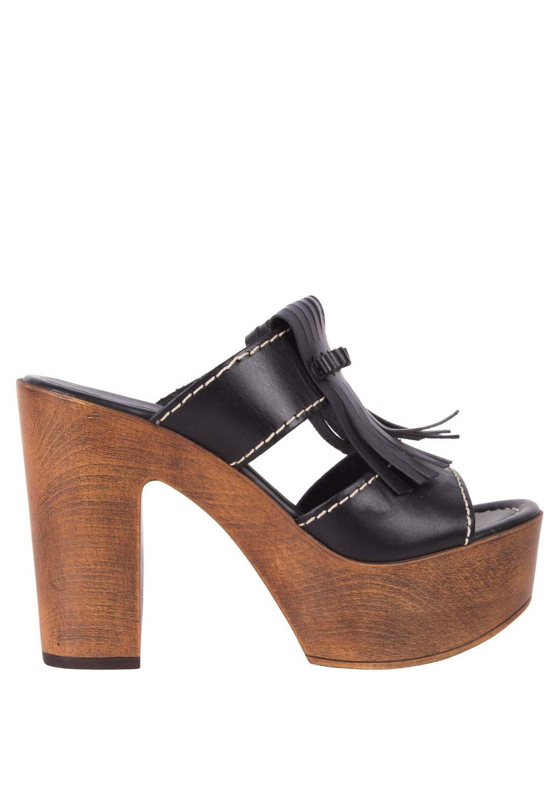 Sandalia Charles Zappa Mujer Negro - S084-1