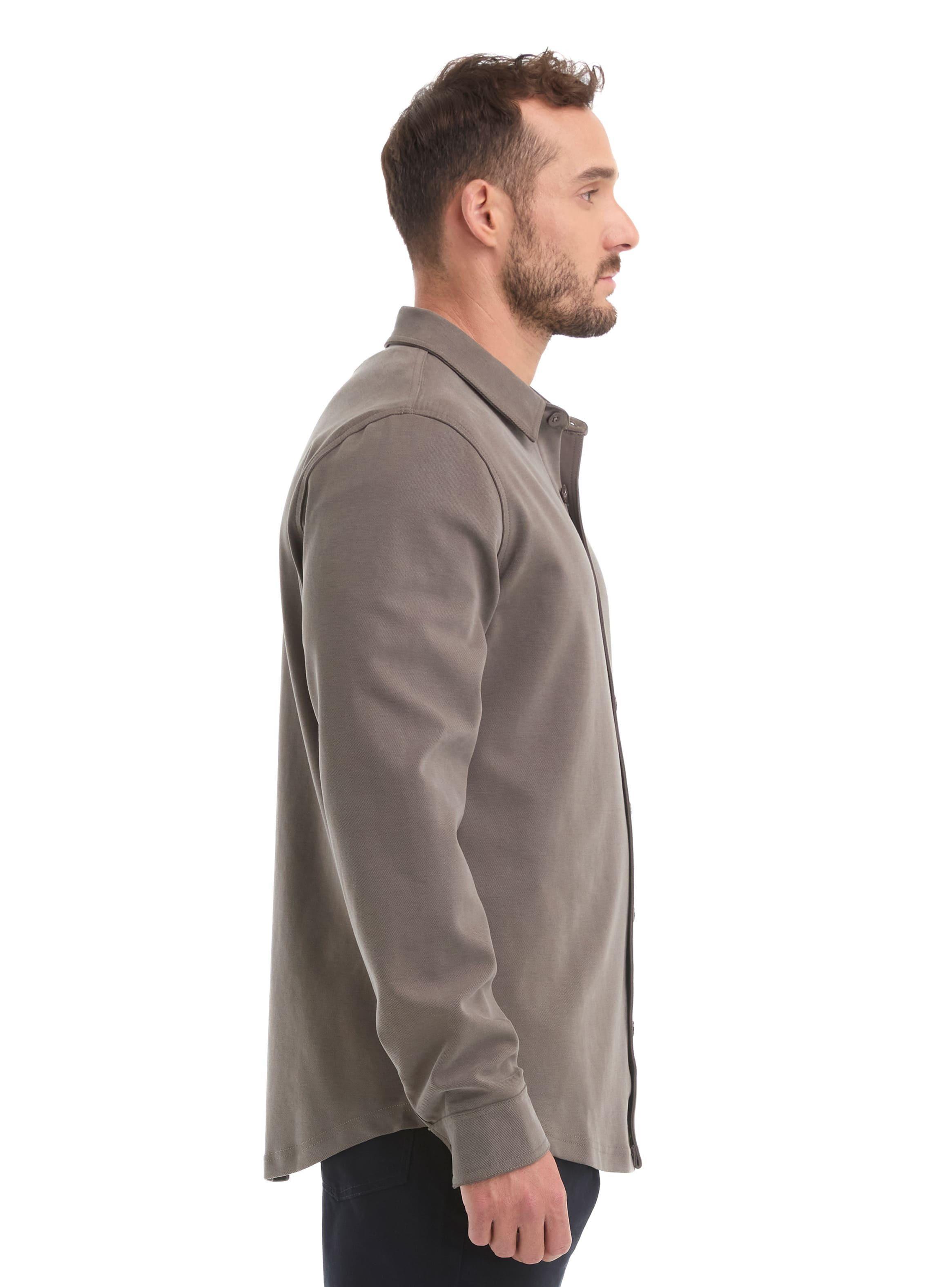 Camisa Hombre Manga Larga Textura Casual Panama Jack - L962-2