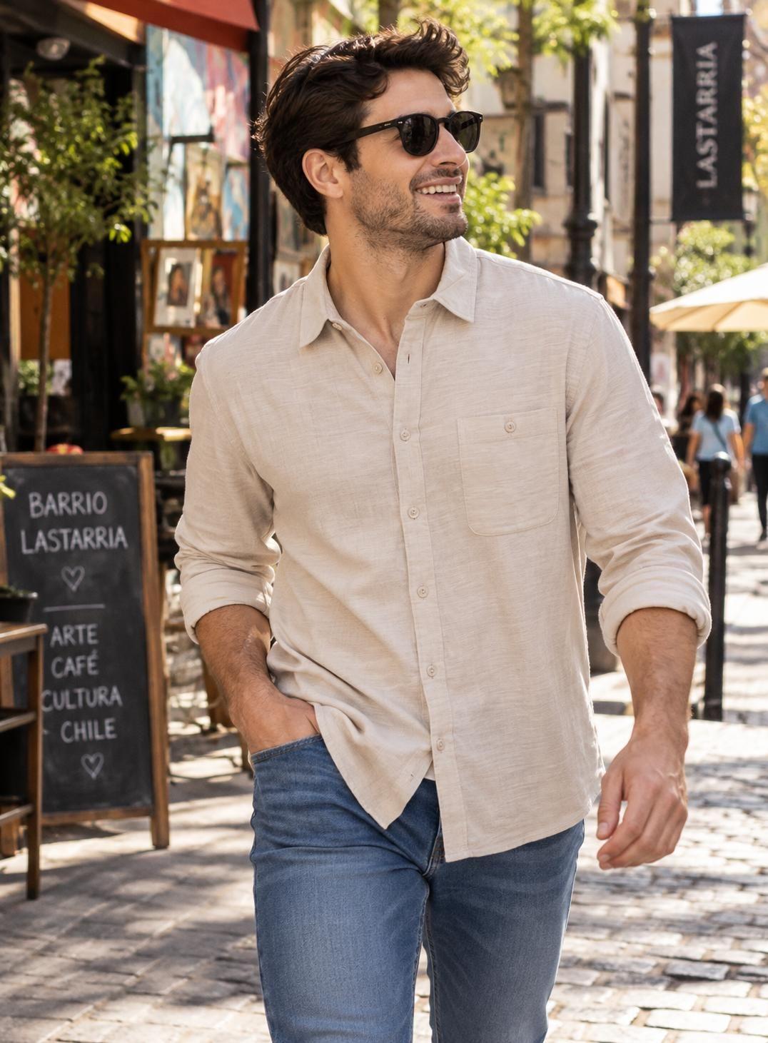Camisa Hombre Algodón Panama Jack - H936-0