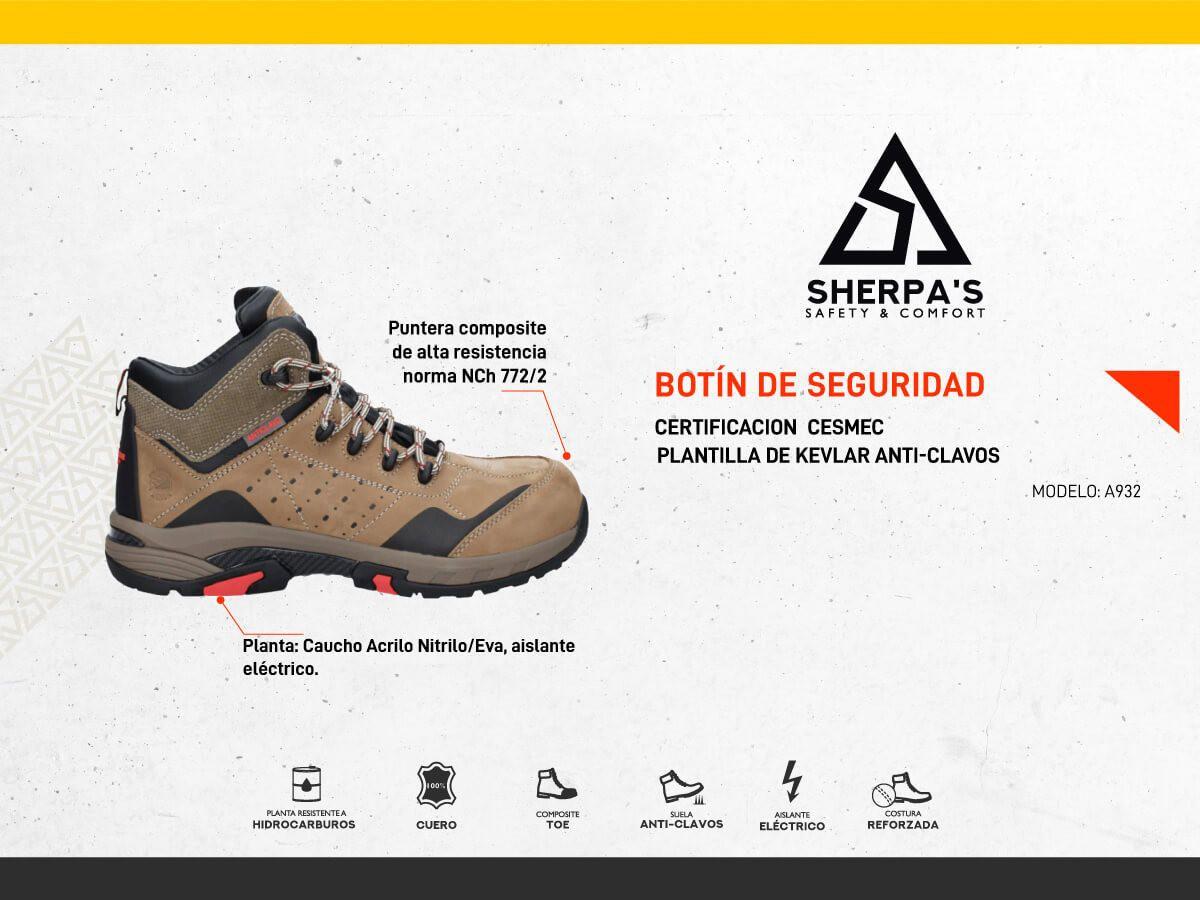 Zapato de Seguridad Hombre Panama Jack - A932-5