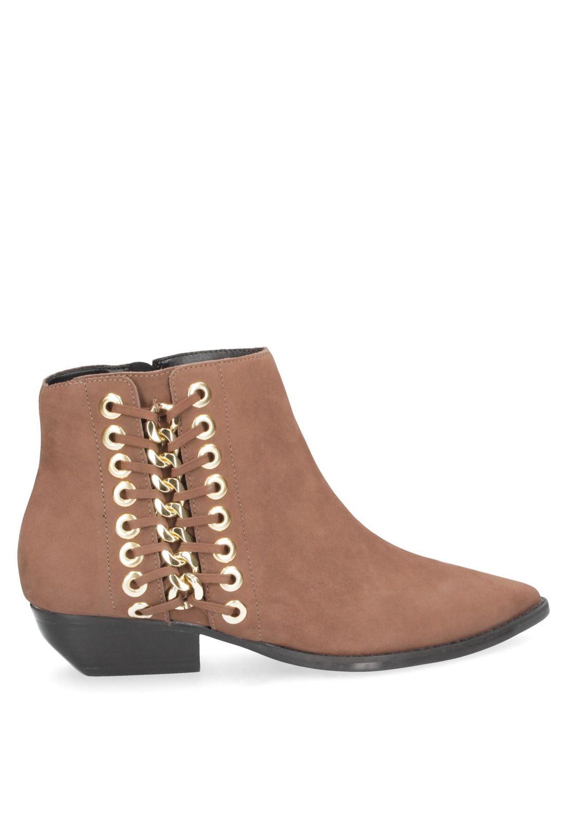 Botin Mingo Mujer Camel - T906-1