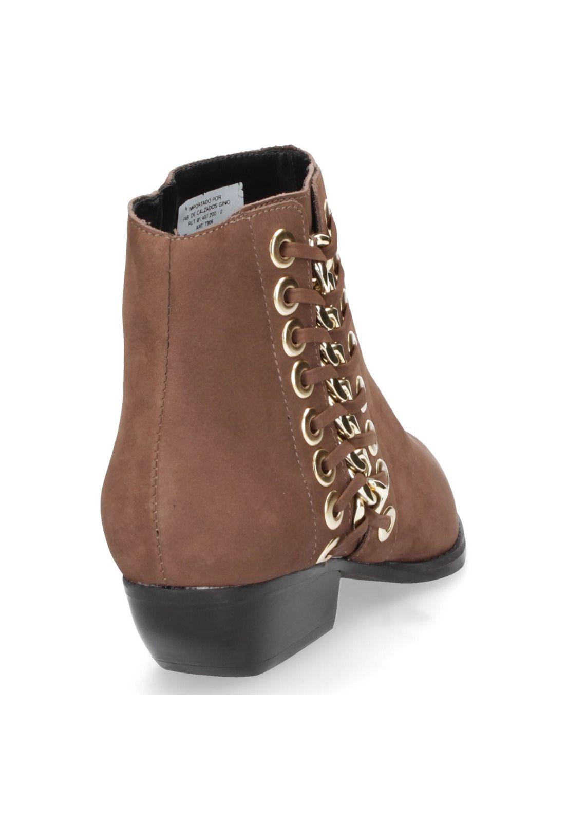 Botin Mingo Mujer Camel - T906-2