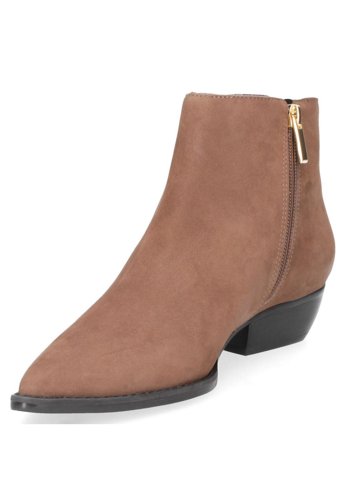 Botin Mingo Mujer Camel - T906-4