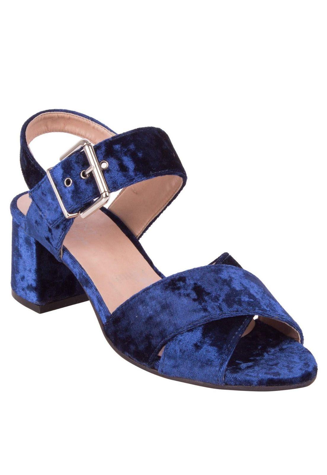 Sandalia Catmint Pollini Mujer Azul - Y155-0