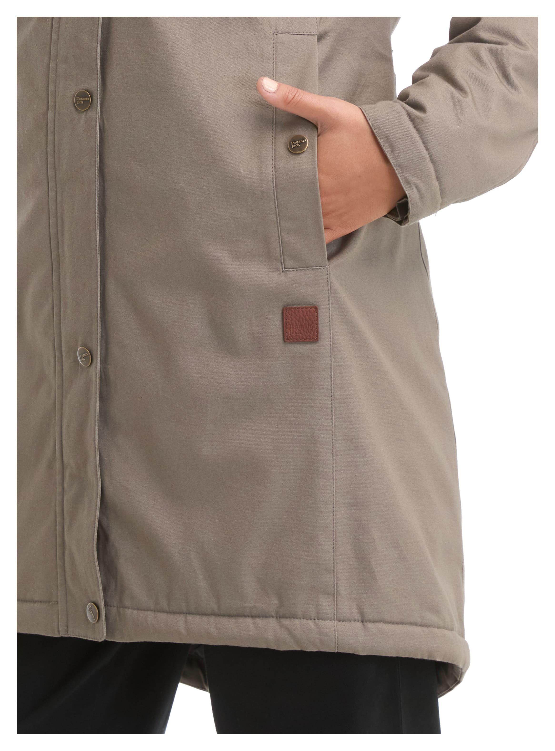 Chaqueta Mujer Canvas Water Repellent Larga Panama Jack - L986-8