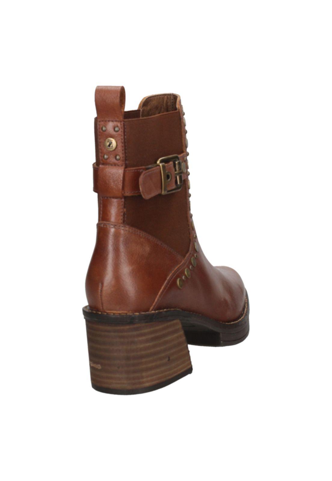 Botin Casual Mujer Zappa - J309 Marrón-2