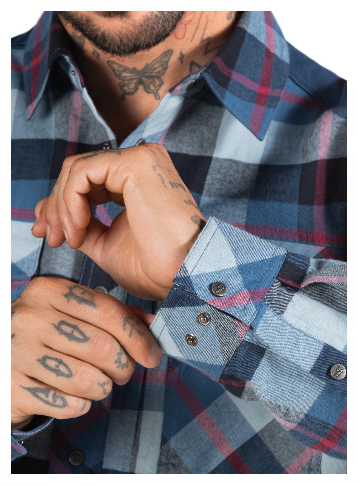 Camisa Hombre Leñador Manga Larga Panama Jack - PJH027M-5