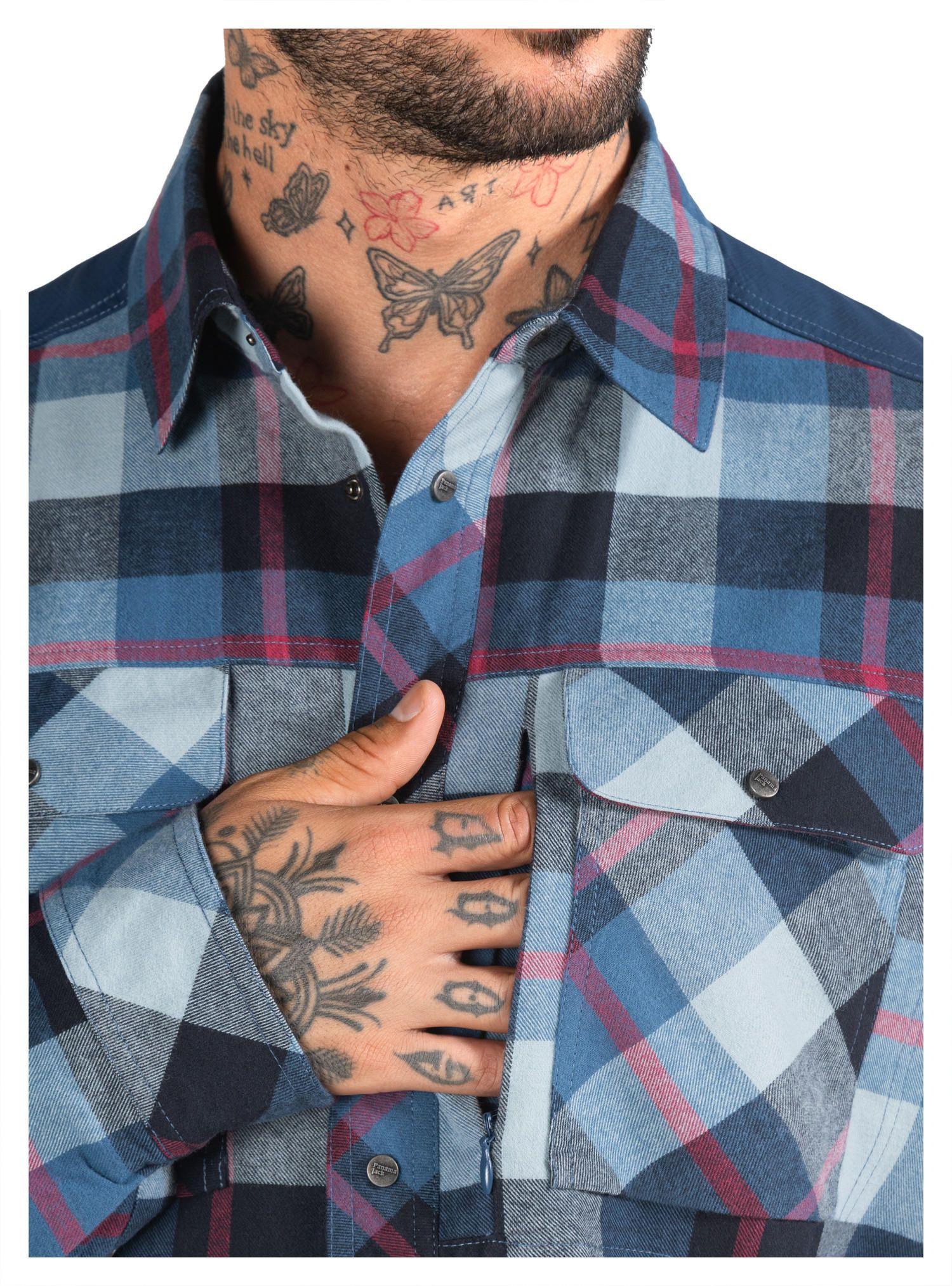 Camisa Hombre Leñador Manga Larga Panama Jack - PJH027M-6