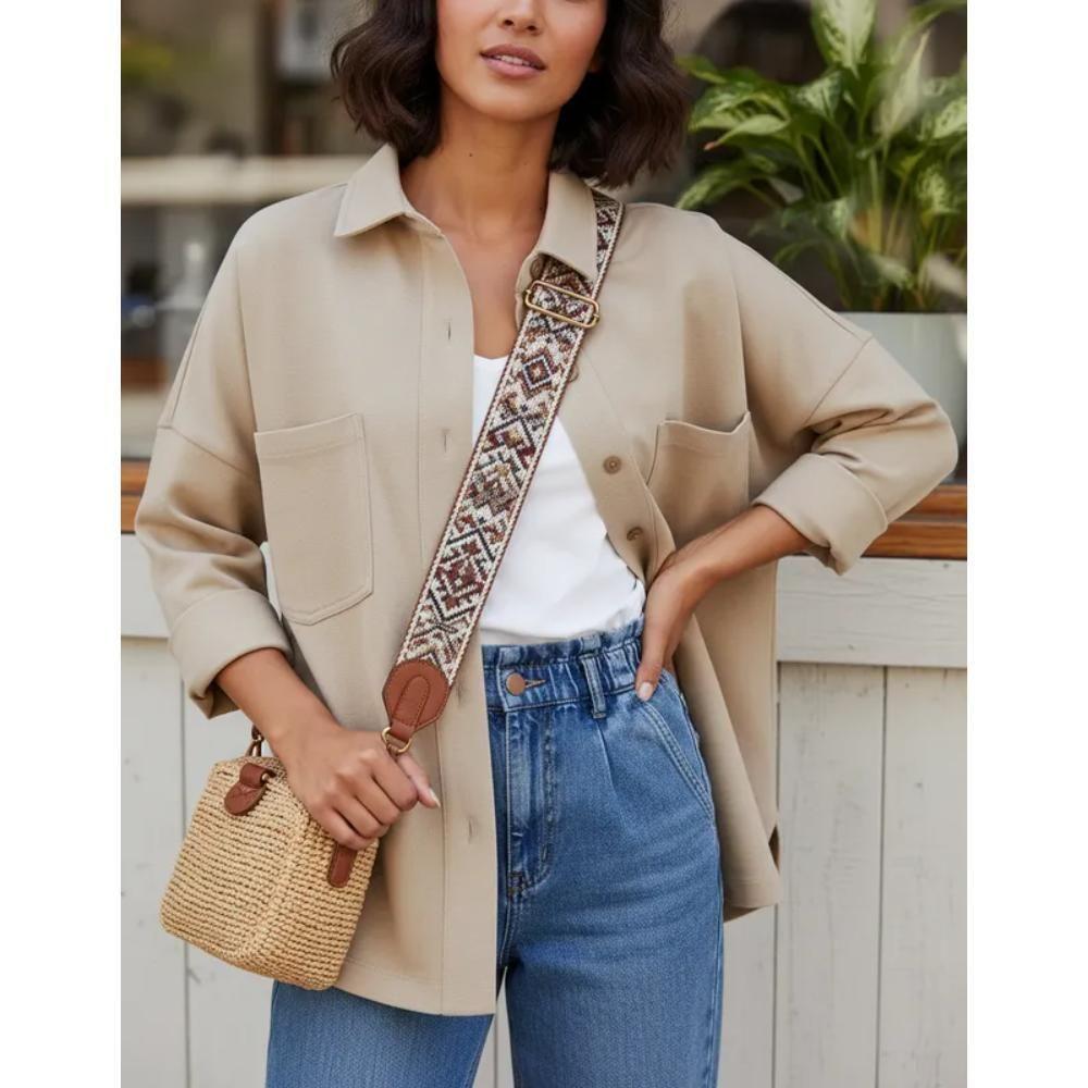 Sobre Camisa Mujer Overshirt Casual Panama Jack - K845-7
