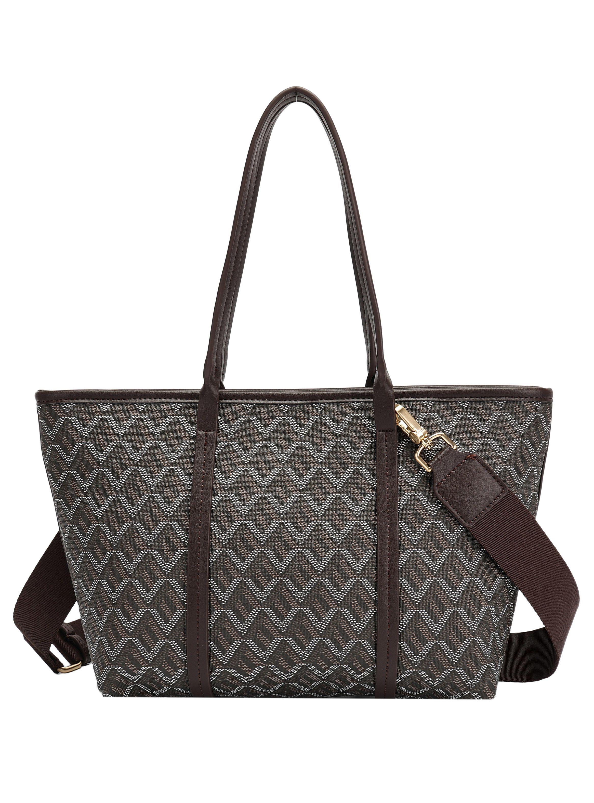 Cartera Tote estampado Geométrico Pollini - POM072X-5