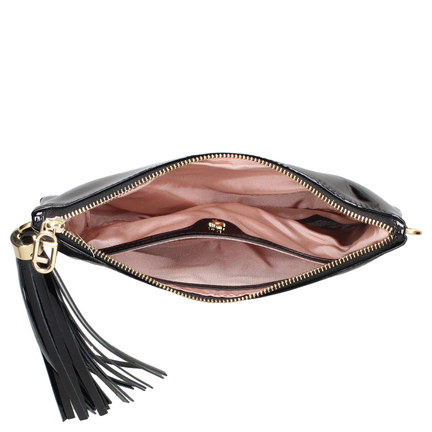 Cartera Cuero Charol y cadena Fiesta Luz Da Lua - LDM0180-6