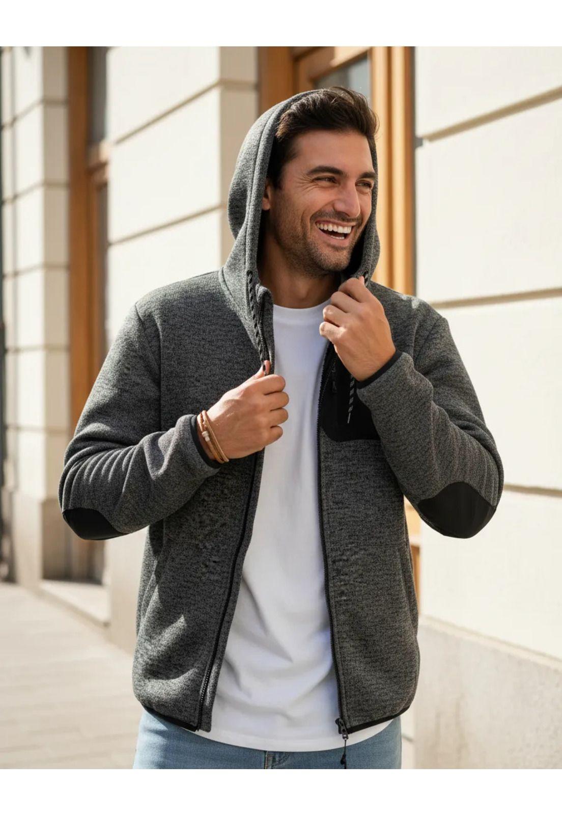 Polerón hombre tejido con polar Panama Jack - H949-0