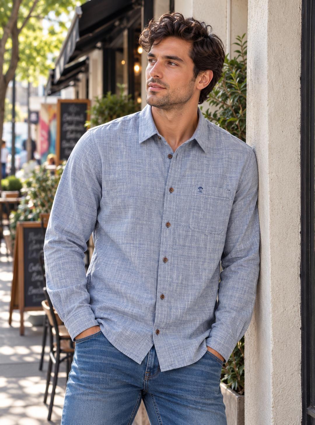 Camisa Hombre tipo Lino Panama Jack - K866-0