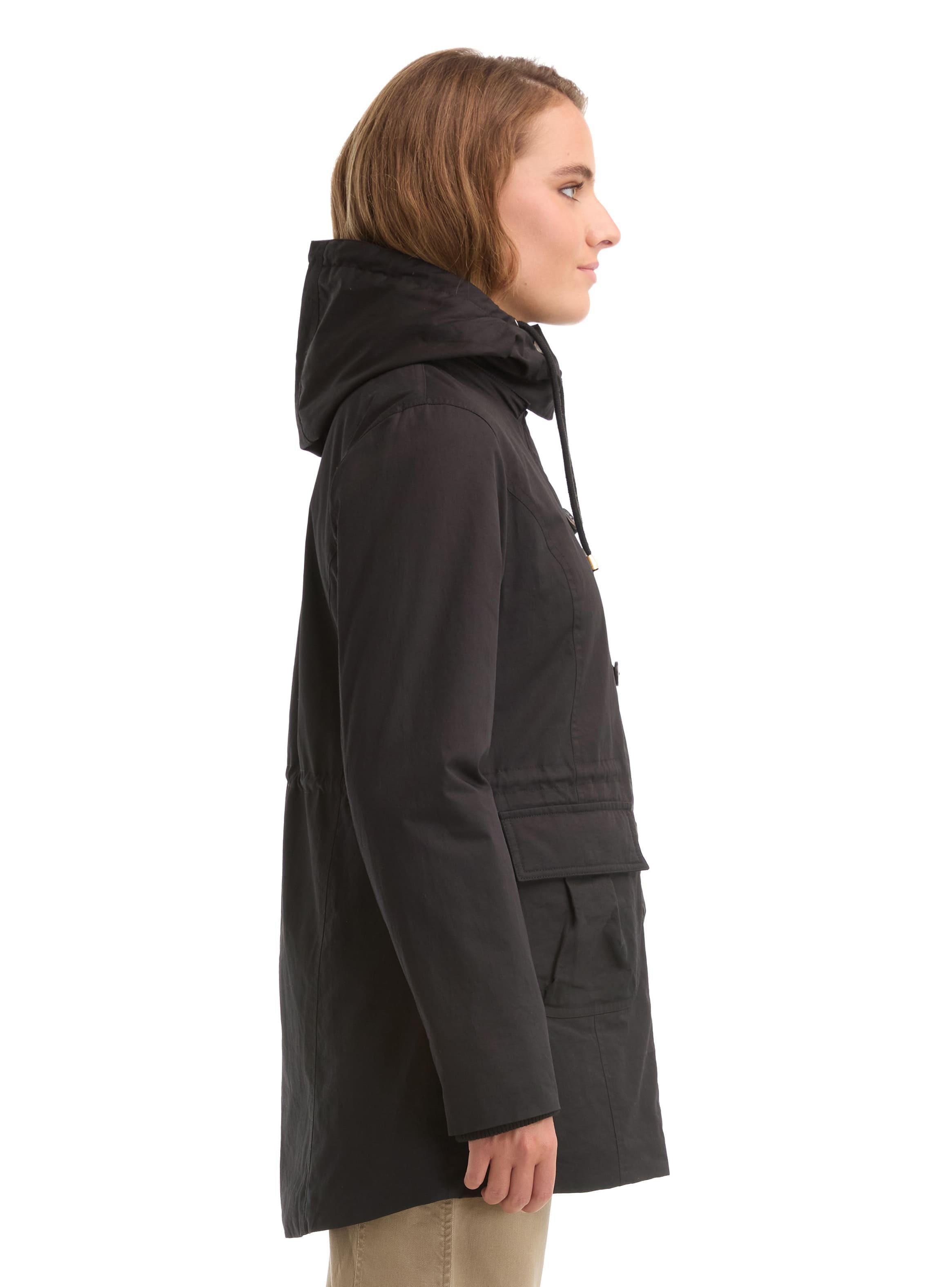 Chaqueta Mujer Twill Polar con Gorro Panama Jack - L983-2