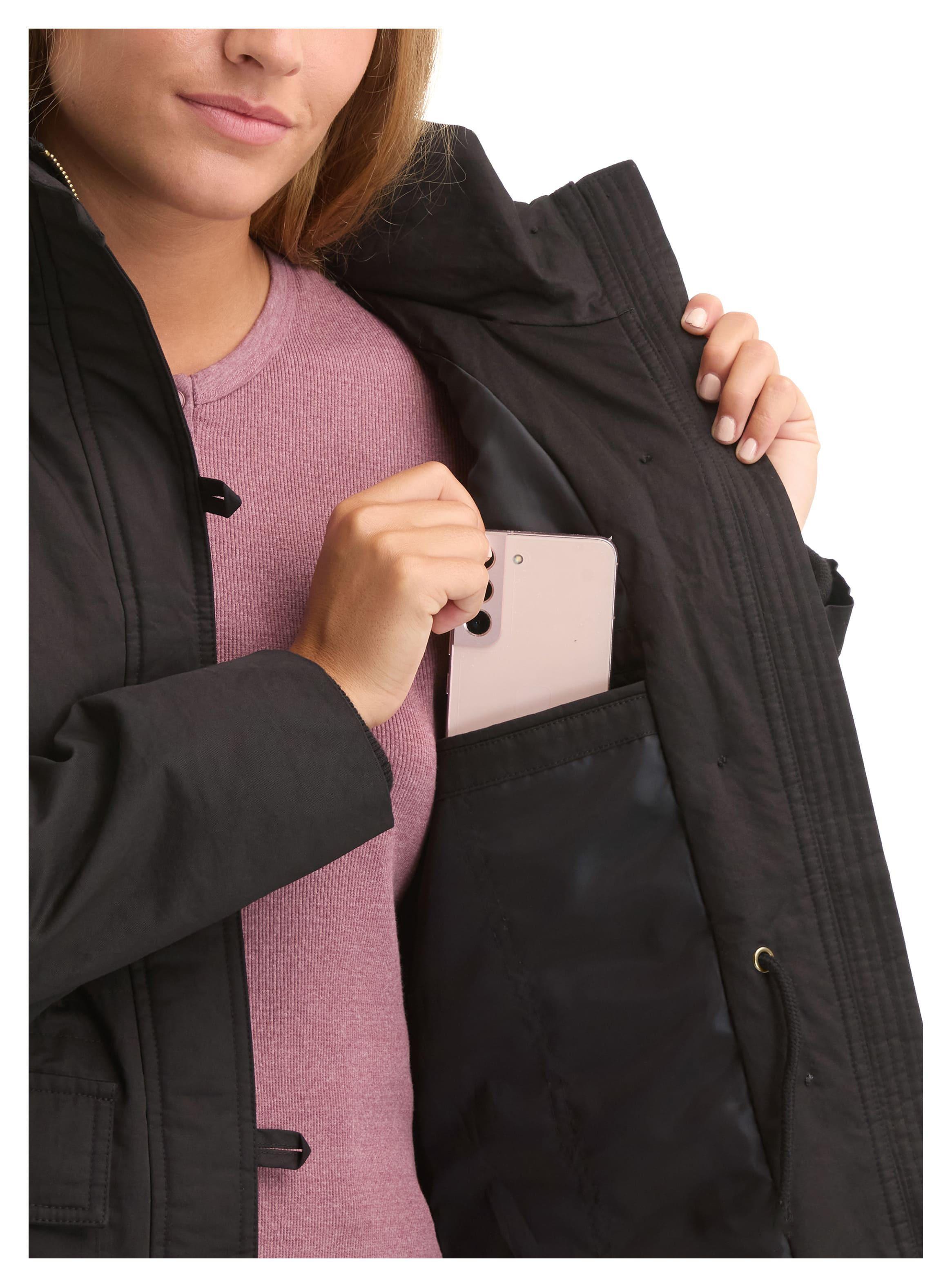 Chaqueta Mujer Twill Polar con Gorro Panama Jack - L983-6